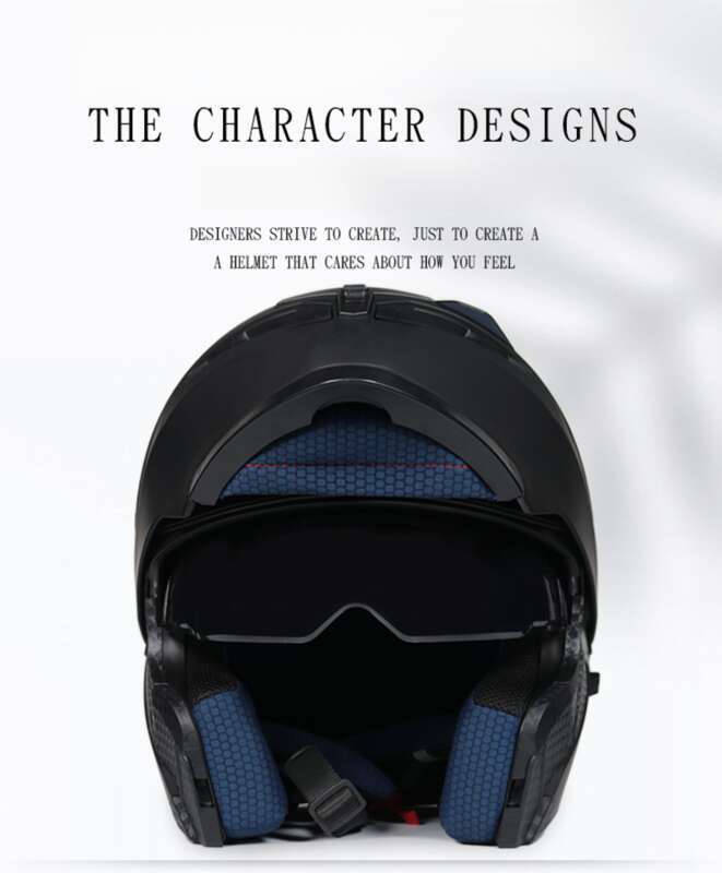 Orz Motorrad-Integralhelm mit offenem Gesicht, Tail Wing Knight, Bluetooth-Motorrad, personalisierbar für den Winter für Männer und Frauen_voghion.com