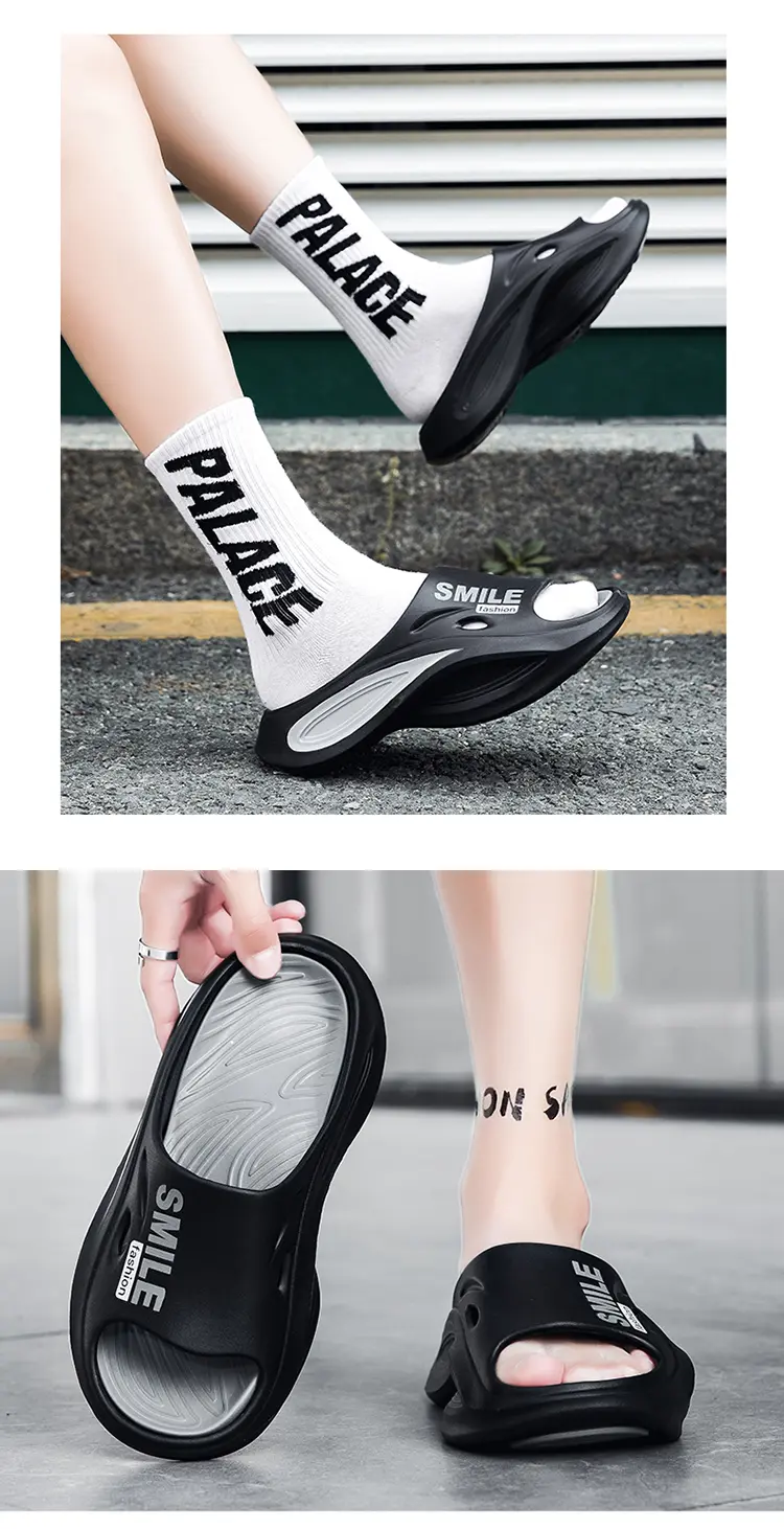Outer Slippers Beach One Word Non-slip Wading Large Size Cool Slippers_voghion.com