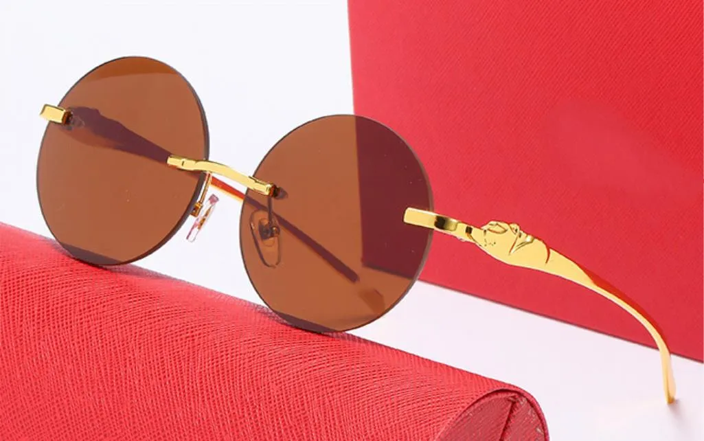 Sunglasses Uv400 Titanium Alloy Frame Men And Women Sunglasses_voghion.com