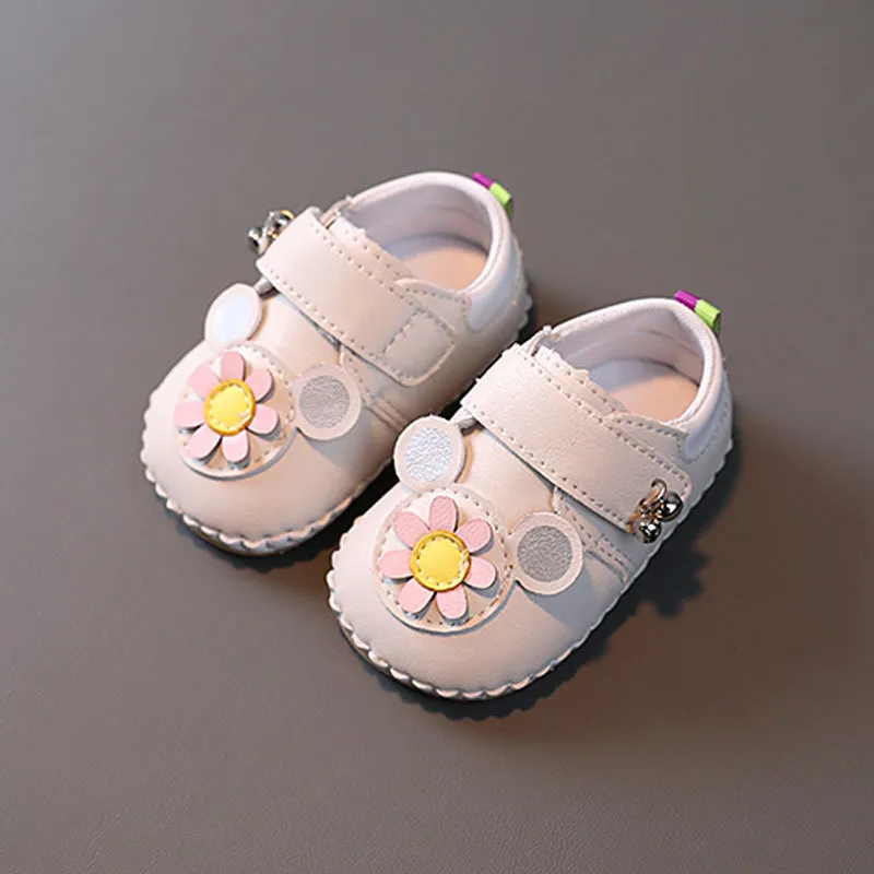 Baby Toddler 2025 Primavera Morbida Pelle Antiscivolo Casual Ballerine Cutefeet Infant Girls Dress Principessa Primi Camminatori Carino wer_voghion.com
