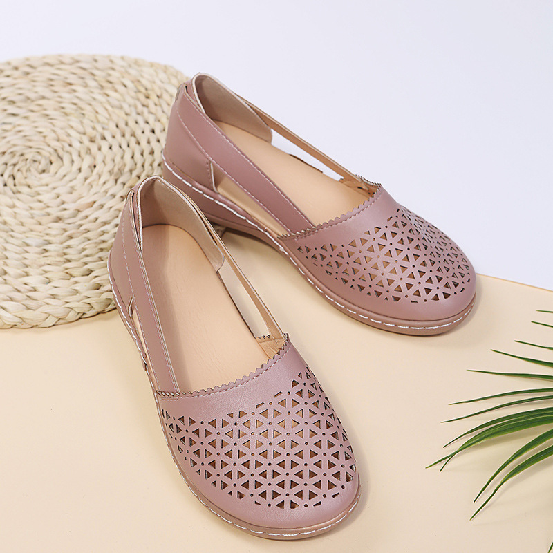 Modische, lässige, perforierte Schuhe für Damen_voghion.com