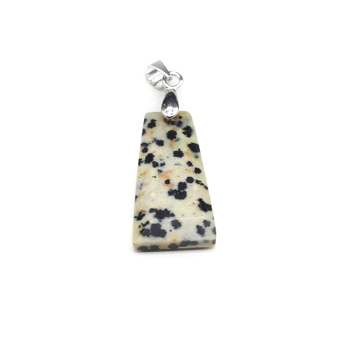 Collane con ciondolo 10 pezzi all'ingrosso pietra naturale quarzo rosa agata trapezoidale creazione di gioielli fai da te collana orecchini_voghion.com