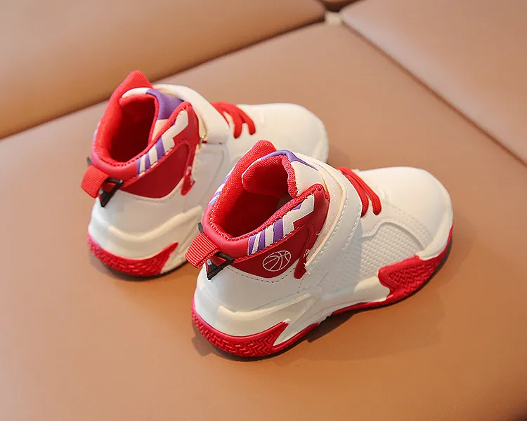 Kids Fashion High-top Sneakers For Boys Girls Sport Running Lightweight Children Casual Toddler Walking Shoes Sizes 21 -_voghion.com