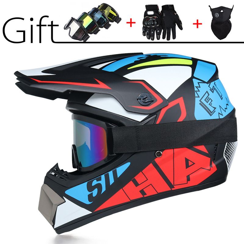 Capacete completo para bicicleta de montanha DH cross-country com certificação DOT_voghion.com