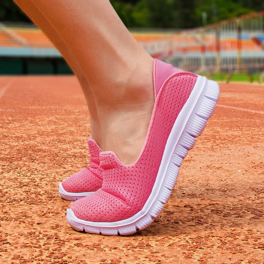 Lightweight 2021 Flat Sneakers New Women Breathable Loafers Quality Ladies Shoes Basket Femme Atillas Mujer Casualisd34_voghion.com