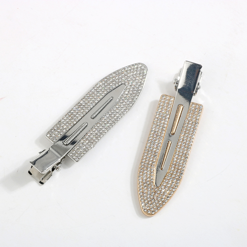 Korea internetikuulsuste temperamendiga metallist surfilaua rhinestone juuksenõelaga küljeklamber tüdruku tukk Korea juuksuri õmblusteta klamber_voghion.com