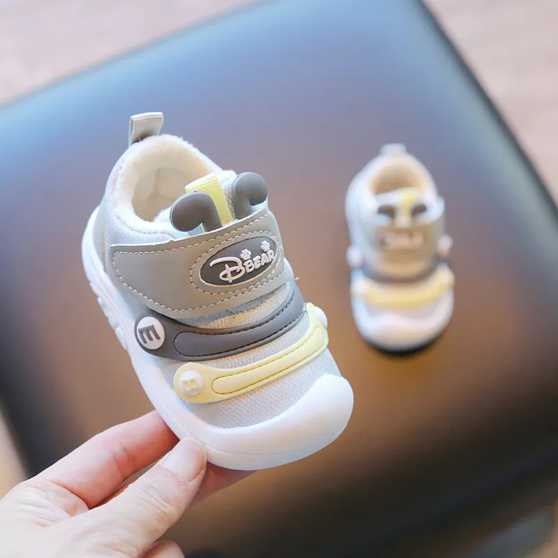 Pantofi sport pentru copii mici, unisex, pentru băieți și fete, de iarnă, 2025, Kidsnest, moi și calde, mărimi US1C-US10C_voghion.com