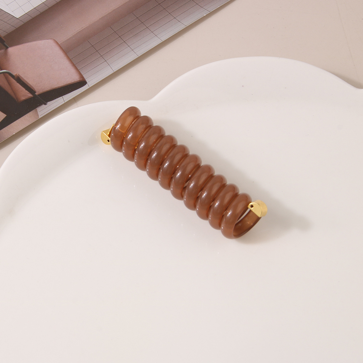 Guanyang cross-border new braiding artifact straight telephone line hair rope ponytail hair accessories simple fixed hair ring headdress_voghion.com