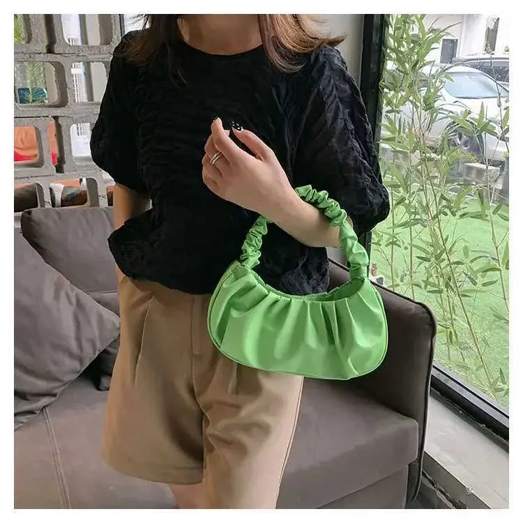 Nieuwe geplooide wolk met niche-ontwerp voor dames, modieuze Gerie-tas voor dames, veelzijdige handtas Y241123_voghion.com