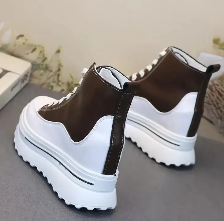 Platform Pu Leather Wedge Hidden Boots For Women Winter Running_voghion.com
