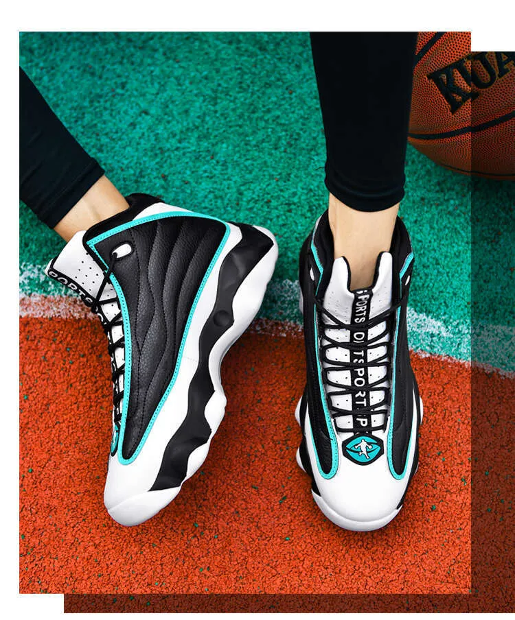 Pantofi de baschet originali pentru bărbați, pentru sală, rezistenți și antiderapanți, confortabili și antiderapanți, cu..._voghion.com