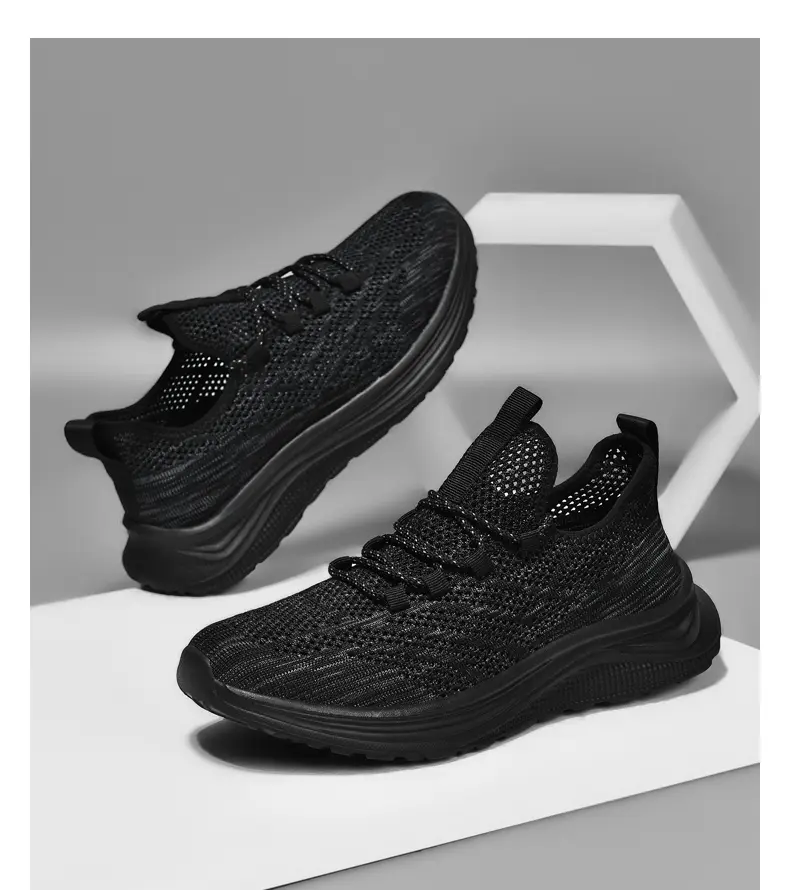 Baskets montantes respirantes en maille pour homme, grandes tailles, printemps-été, Wading Hollow_voghion.com