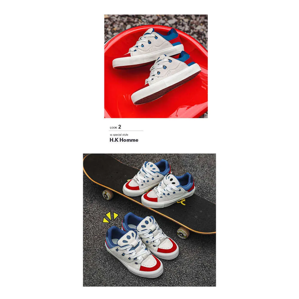 2025 Spring New Bread for Men, Versatile, Niche, Couple Canvas Skateboarding Shoes X100-1_voghion.com