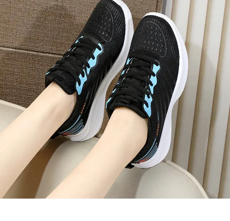 Chaussures de sport d'extérieur légères et polyvalentes, respirantes et confortables, en maille, décontractées et souples_voghion.com