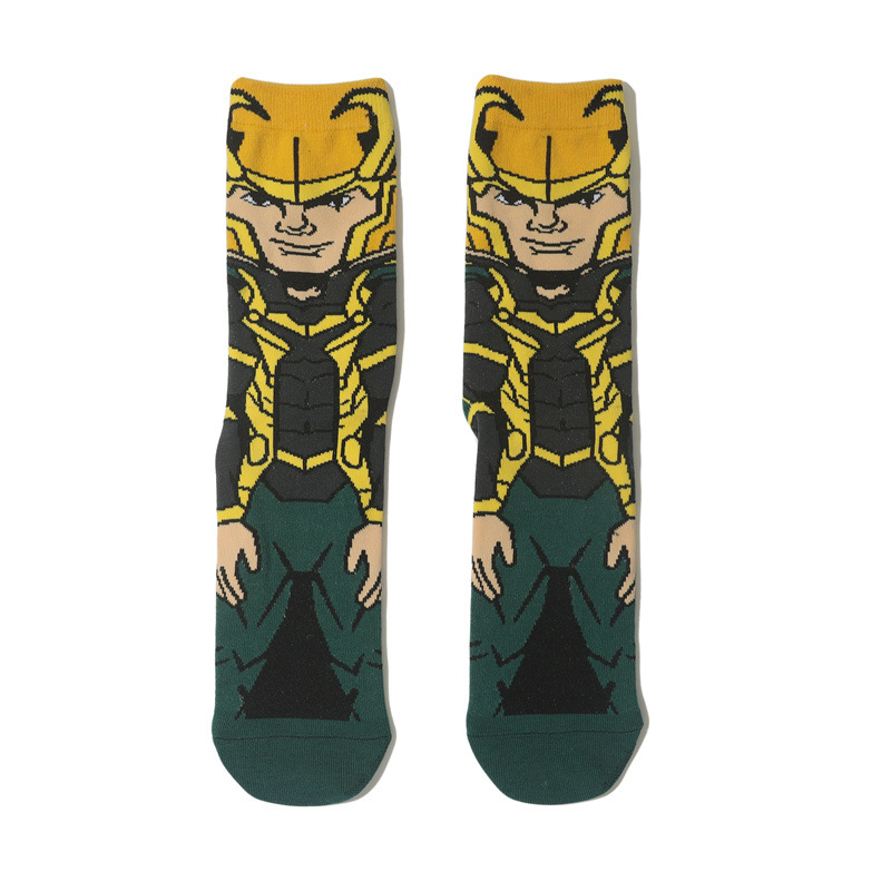 2025d Anime Cartoon For Men, Breathable And Comfortable Cotton Long Socks With Characters_voghion.com
