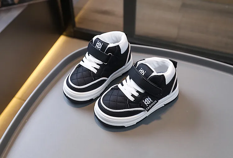 Toddler Boy Basketball Girl Sport Non-slip Footwears Autumn Student Kidsnest New Outdoor Shoes Sizes US5c-US1y_voghion.com