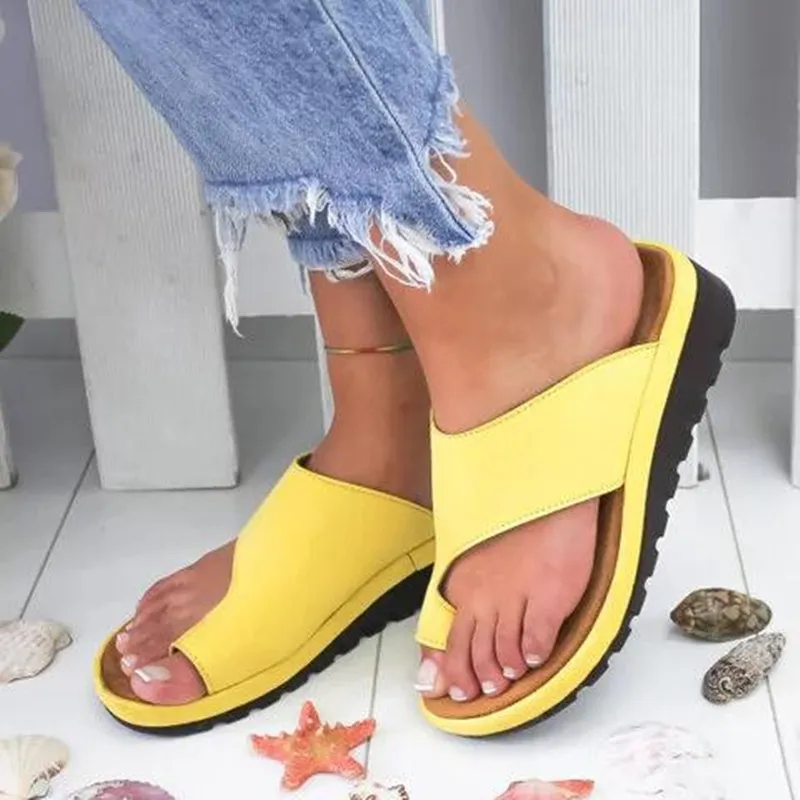 Sandali con plateau da donna comodi in pelle scarpe ortopediche_voghion.com
