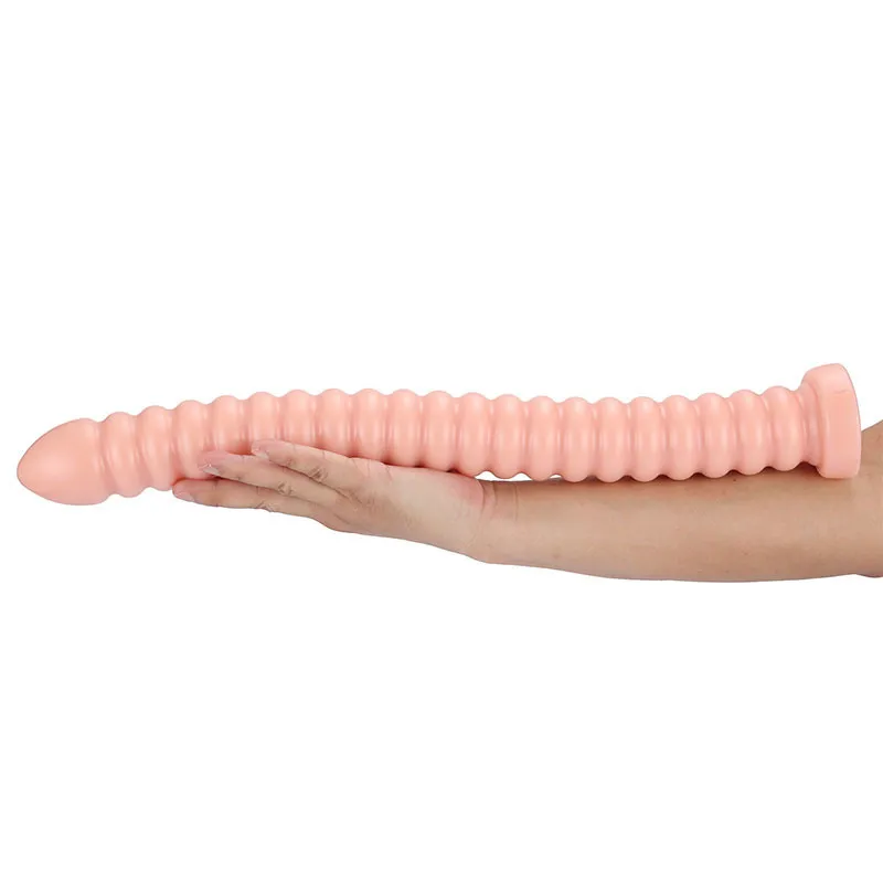 Gode anal super long, jouet sexuel pour femmes et hommes, masturbateur du côlon, massage anal en spirale avec ventouse_voghion.com