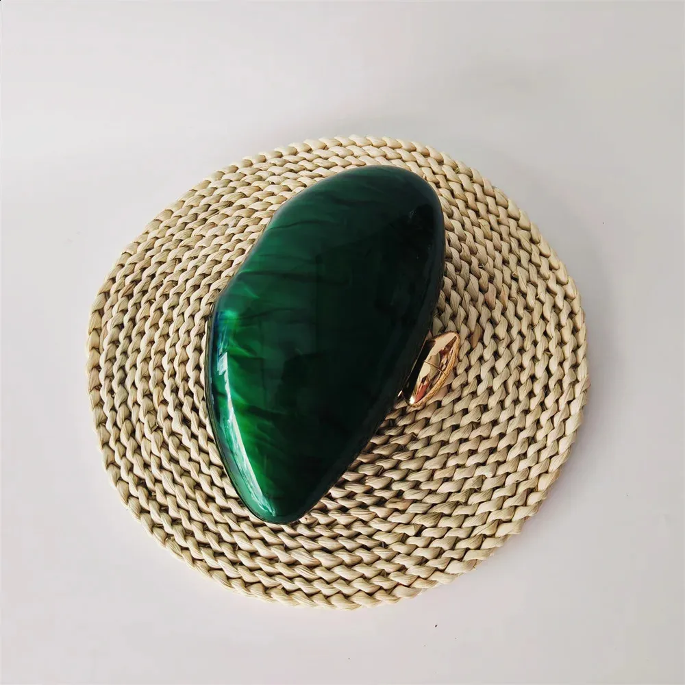 Mini Marmor Grün Perle Acryl Frauen Shell Box Kupplungen Geschenk Pro Kleine Abend Minaudiere Taschen Hochzeit Braut Handtaschen_voghion.com