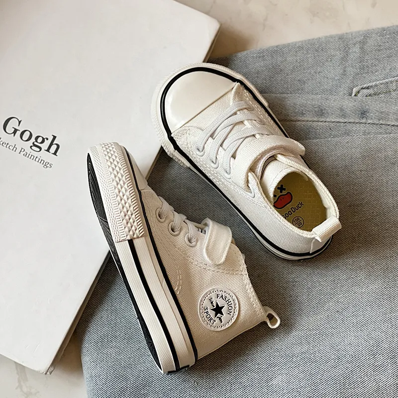 Pantofi sport antiderapanți pentru copii, din pânză, respirabili, casual, pentru băieți și fete, cu șireturi, cu fund moale, pentru curse, mărimi 20 - 37_voghion.com