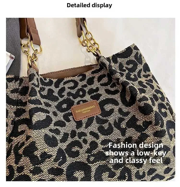 Trendig damaxelremsväska med leopardmönster i bohemisk stil_voghion.com