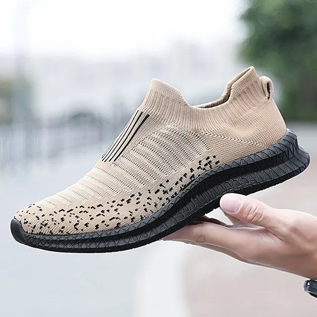 Men Breathable Men's Comfortable Running Tenis Outdoor Slip On Walking Sneakers Sock Jogging Shoes_voghion.com