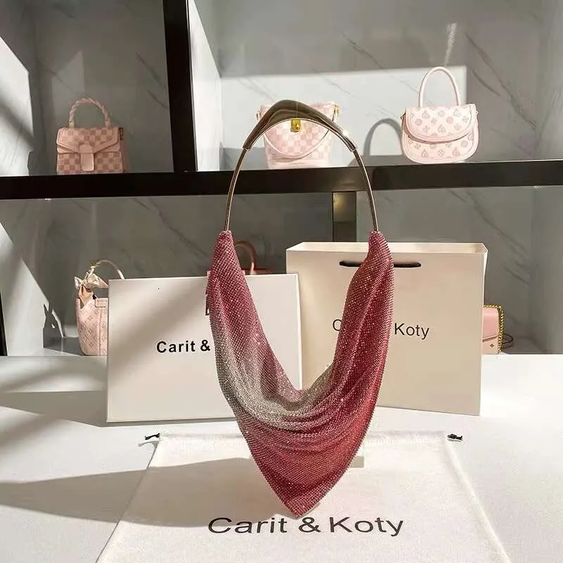 Hochwertige Glitzer Glänzend Rhie Dia Damen Handtasche Abend Hochzeit Party Clutch Handtasche Schulter Unterarm Tasche_voghion.com