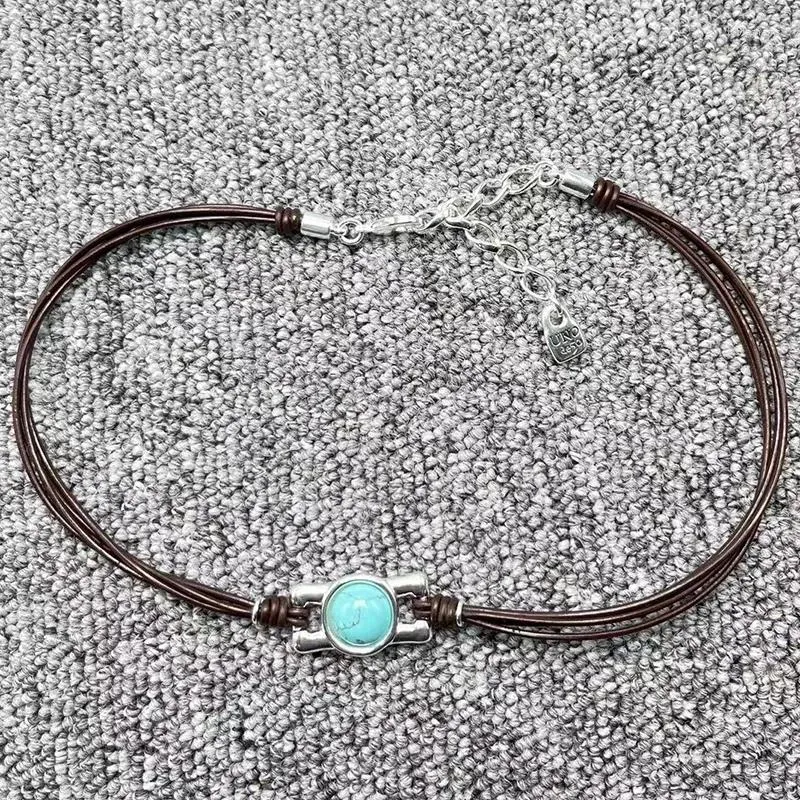 Correntes 2024 Moda UNOde50 Galvanoplastia Simples Cordão Botão Romântico Colar de Férias Feminino_voghion.com