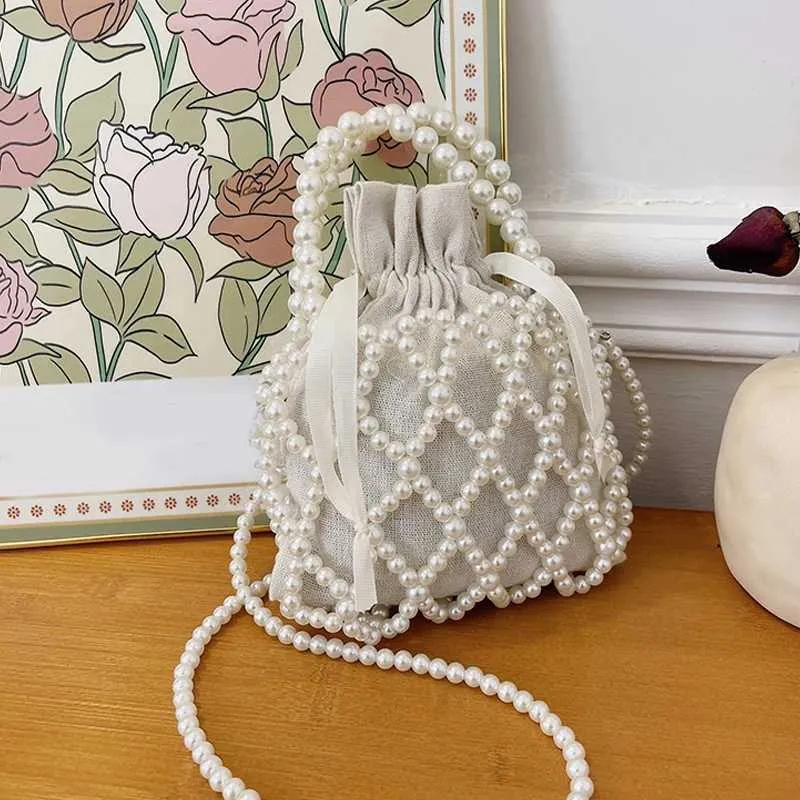 Sacs à bandoulière tissés en perles pour femmes, petit portefeuille, sac à main décontracté, porte-monnaie pour femmes, C241211_voghion.com
