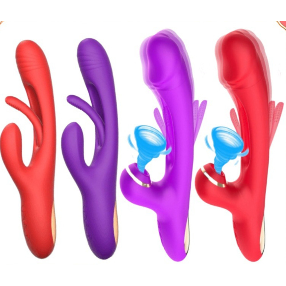 3ème génération de bouton de succion de tapotement barre vibrante simulation AV gode masturbateur jouet sexuel