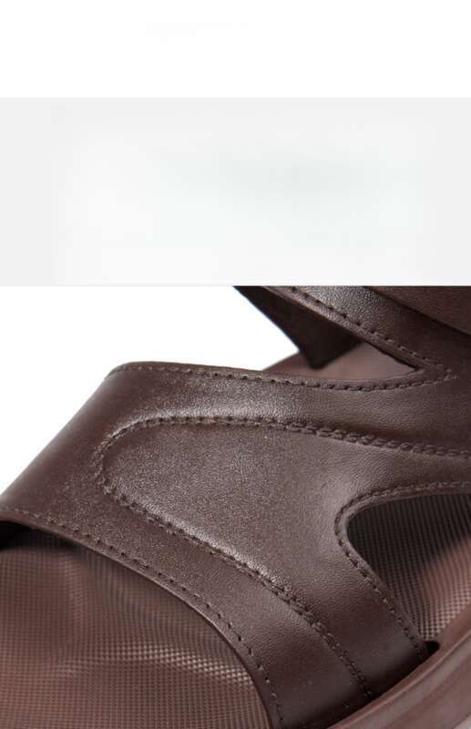 one-piece Beach Dual-purpose Sandals, Dad Shoes, Men's Summer New Wave Sandals_voghion.com