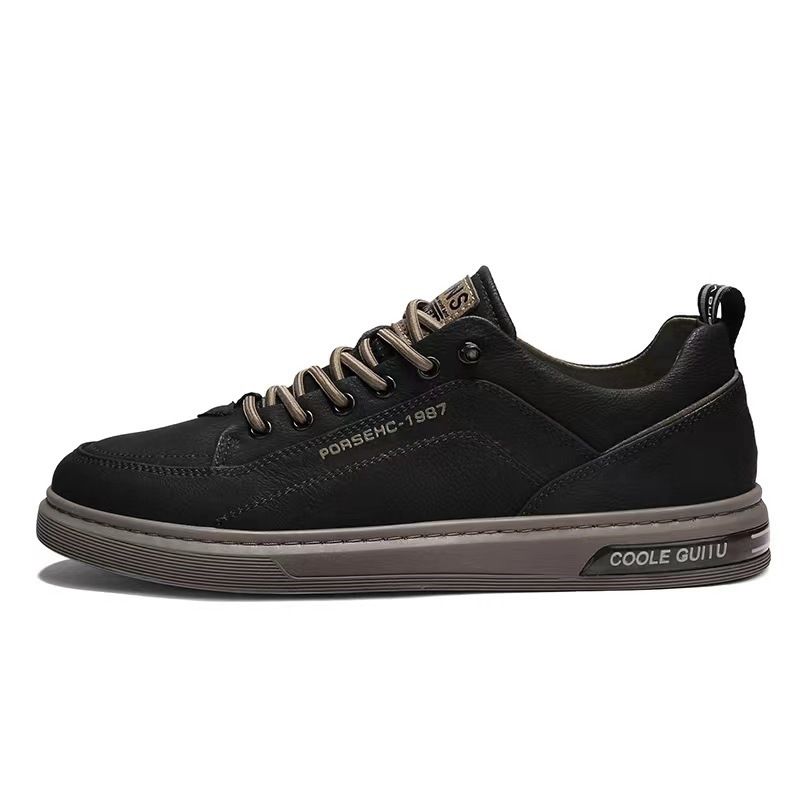 2024 Sommer Neue Herren Board Leichte One-Foot Casual Leder Trendy Vielseitige Mesh Atmungsaktive Weiße Schuhe_voghion.com
