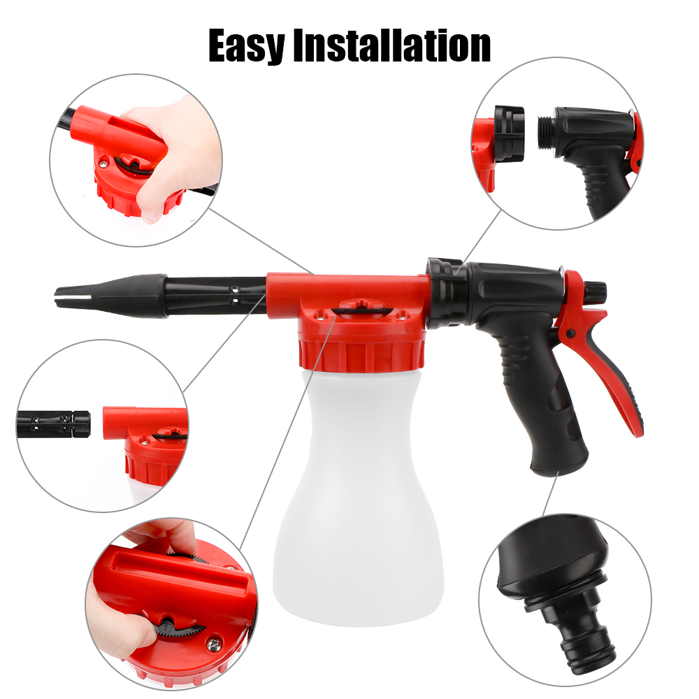 Schneeschaumlanze Fir Héichdrockbotzmëttel Seefshampoing Sprayer_voghion.com
