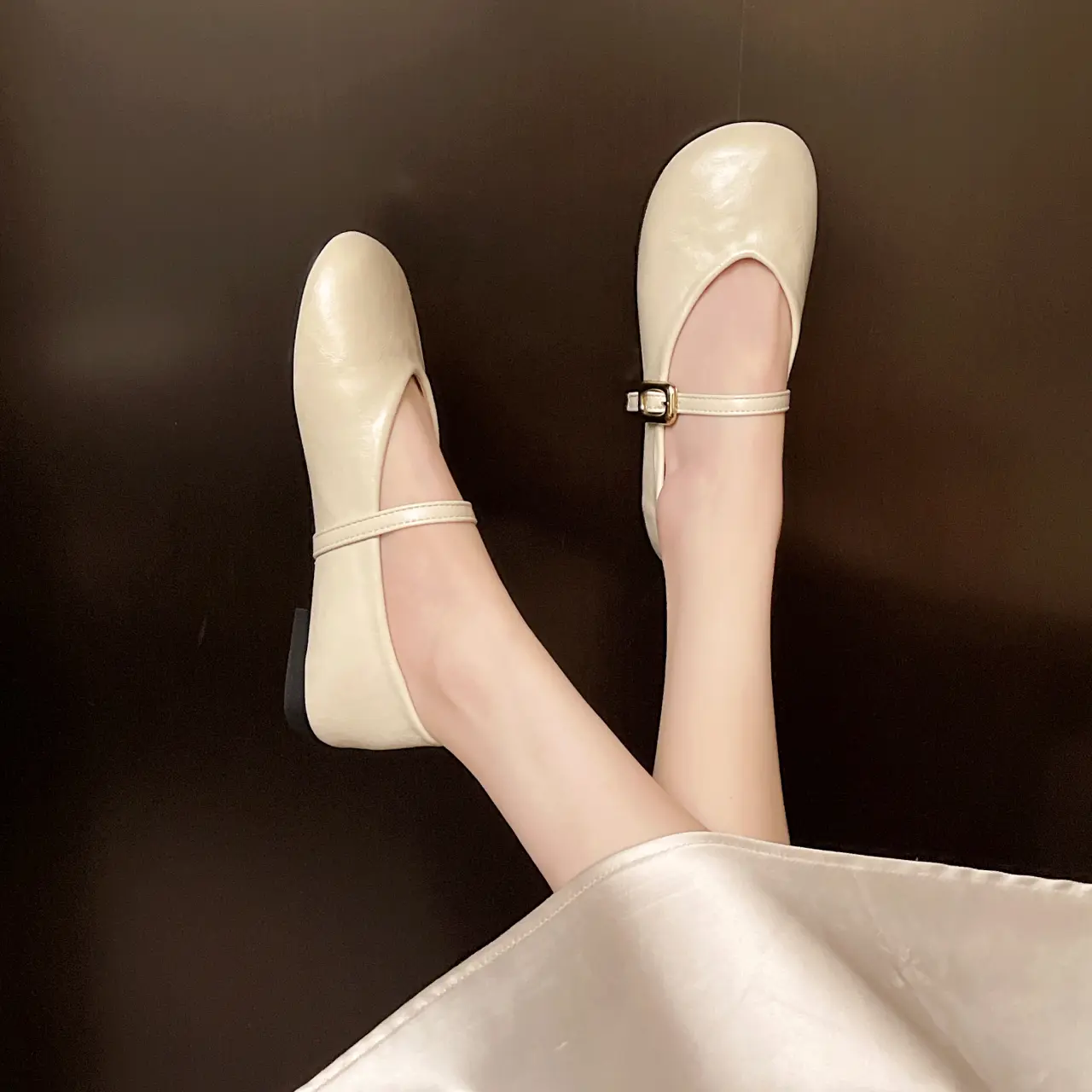 Ballerine donna stile mary jane scarpe comode casual_voghion.com