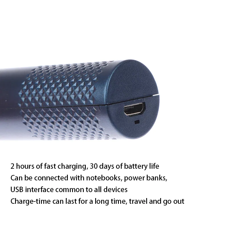 Wiederaufladbarer Nasen- und Ohrhaartrimmer für Herren – Schmerzfreie Haarentfernung, wasserdicht und USB-C_voghion.com