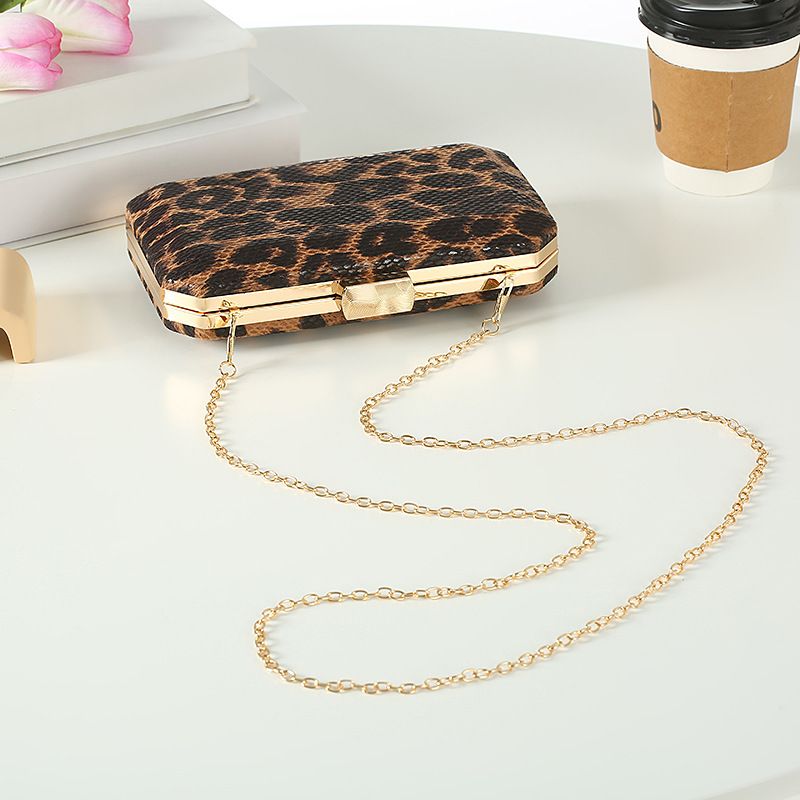 Neue creative Abendessen beliebte Leopardenmuster Bankett stiolle Umhängetasche, robuste Abendtasche_voghion.com