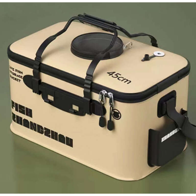 Caja de gran capacidad para pesca al aire libre, cubo plegable multifuncional para peces vivos, cubo de pesca competitivo._voghion.com