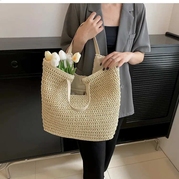 Vintage Häkel-schultertasche Für Damen Im Koreanischen Design_voghion.com