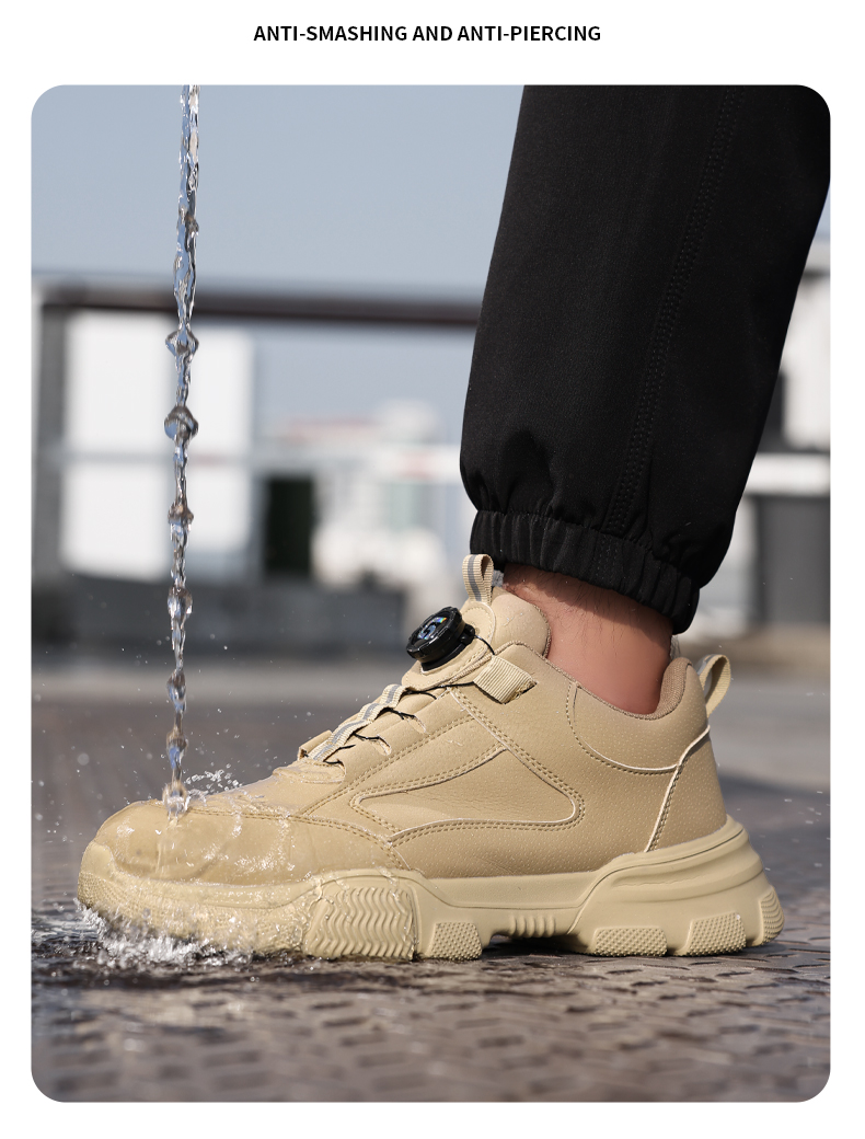 Scarpe antinfortunistiche GUYISA Scarpe da lavoro impermeabili Punta in acciaio Leggere e morbide F131F 38-45_voghion.com