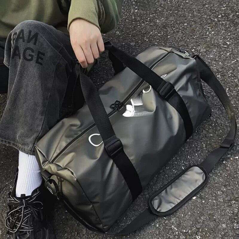 Sports And Fitness Short Trip Men's Large-capacity Student Duffel Bag,_voghion.com