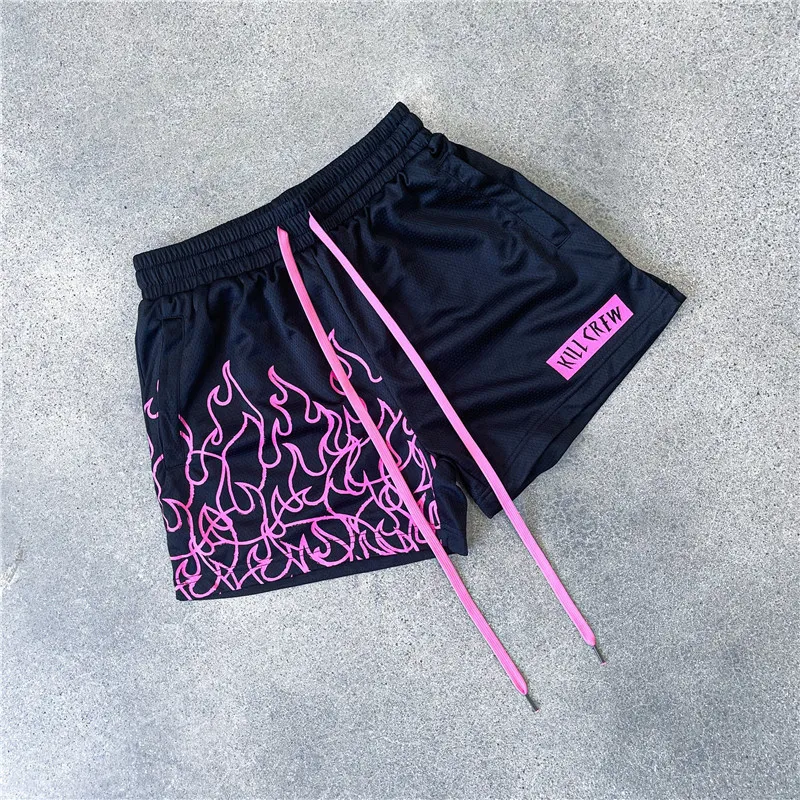 Successful Man Men's Basic Crewly Short Men Casual Mesh Breathable Basketball Running Quick-Drying Kill Crewliness_voghion.com