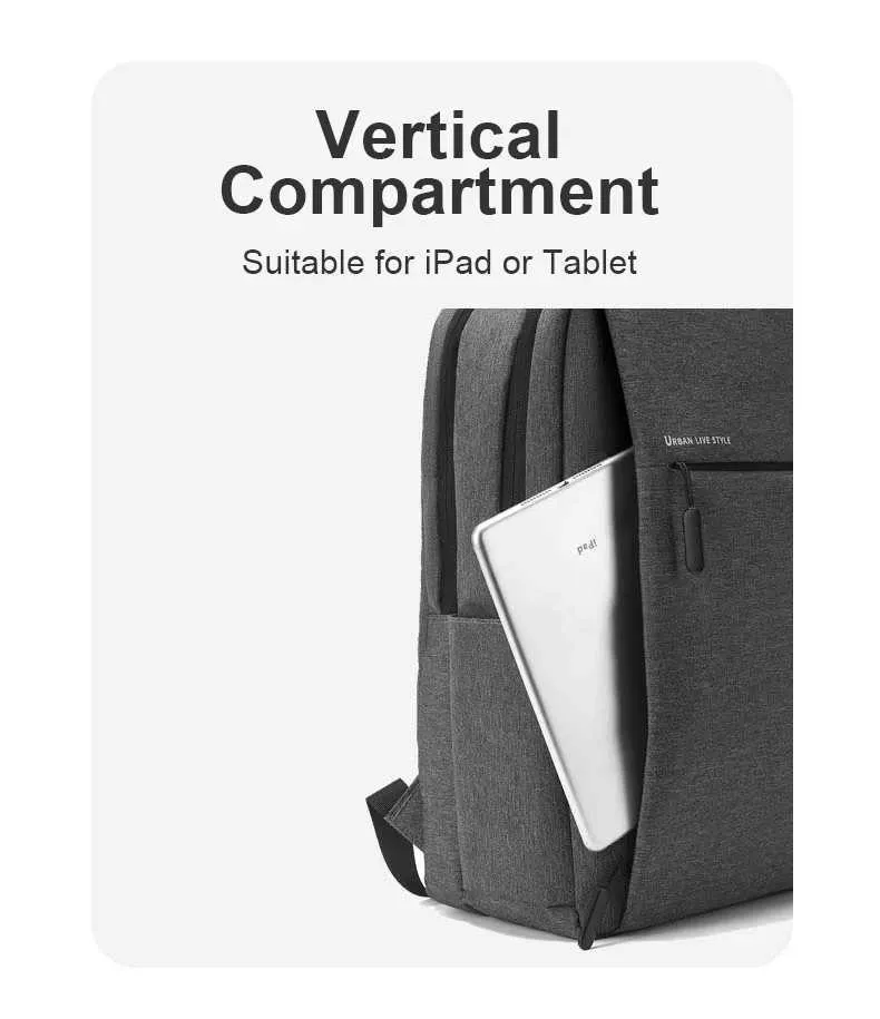 Sac à dos de voyage de grande capacité pour ordinateur portable 15,6 17,3 pouces, sac à dos étanche pour homme, multi-poches, C241107_voghion.com
