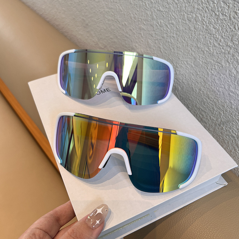 Outdoor sports riding mountaineering skiing windproof protective sunglasses Black frame mercury super frame slim motorcycle glasses