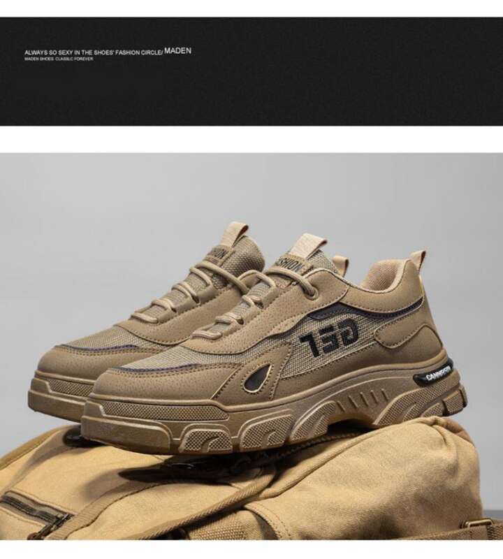 Scarpe casual uomo lavoro sportive traspiranti suola alta comode_voghion.com