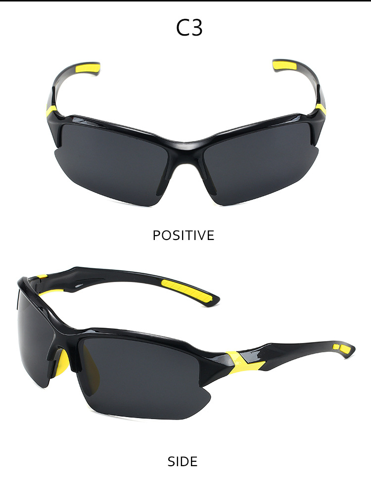 Herren-Sonnenbrillen Neue polarisierte Sonnenbrillen zum Radfahren, winddichter Augenschutz, Angeln, Bergsteigen, Radfahren, Nachtsichtbrille_voghion.com