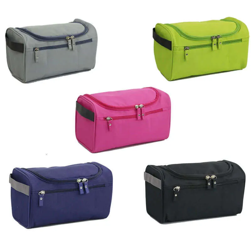 Backpack Portable Makeup Bag Unisex Capacity Waterproof Cosmetic Organizer Toiletry Hanging Case Pouch For Women Men_voghion.com