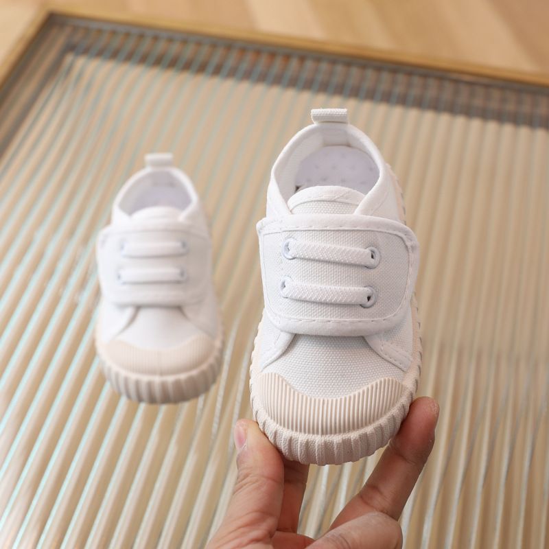 Nuevos zapatos de primavera y verano para niños y niñas, zapatillas de lona suaves e informales de color caramelo para niños, zapatillas de moda con estampado de leopardo_voghion.com