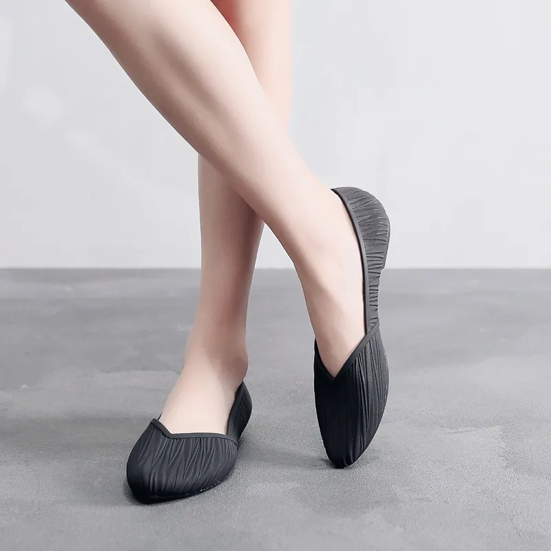 New Low-top Waterproof Rain Boots Women Summer Adult Work Rubber Fashion Jelly Shoes Non-slip Shallow Toe Sandals_voghion.com