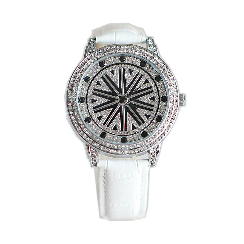 Orologio da donna alla moda, quadrante grande universale, costantemente in funzione, cinturino in vera pelle impermeabile, orologio al quarzo da uomo_voghion.com