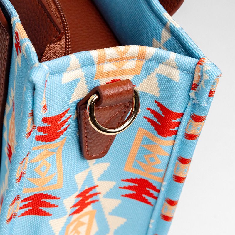 Western Geldbörse Damen Tragetasche Schultertasche Bohemian Aztec Handtasche_voghion.com